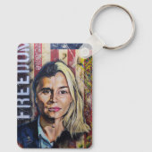 The Cost of Freedom - American Patriot Artwork キーホルダー (裏面)