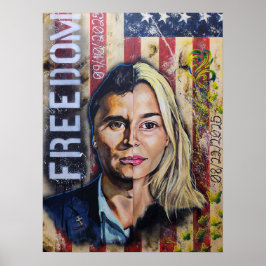 The Cost of Freedom - American Patriot Artwork ポスター
