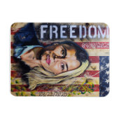 The Cost of Freedom - American Patriot Artwork マグネット (横)