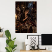 The Costume Keeper | Gothic Circus Fine Art Poster ポスター (ホームオフィス)