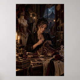 The Costume Keeper | Gothic Circus Fine Art Poster ポスター