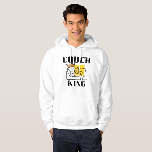 The Couch King Hoodie パーカ (正面フル)