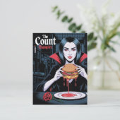 The Count Vampire With a Cheeseburger ポストカード (スタンド正面)