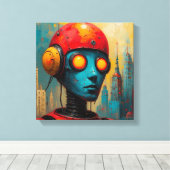 The Counterfeit Man-4 キャンバスプリント (インサイチュ (ウッドフロア))