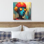 The Counterfeit Man-4 キャンバスプリント (インサイチュ (寝室))