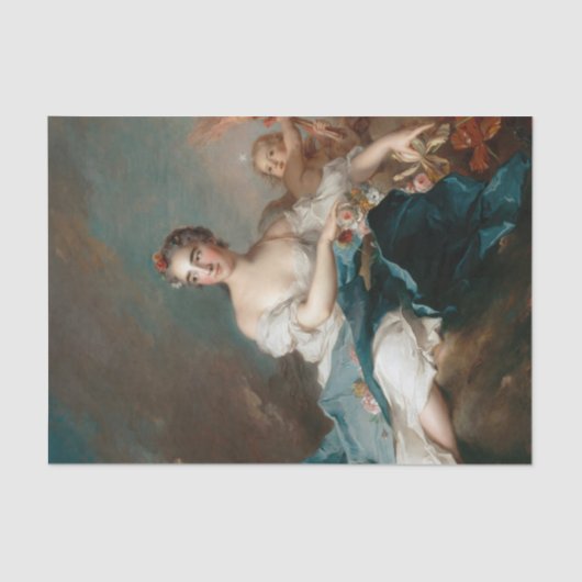 The Countess de Brac as Aurora、Jean-Marc Nattier 薄葉紙 (正面)