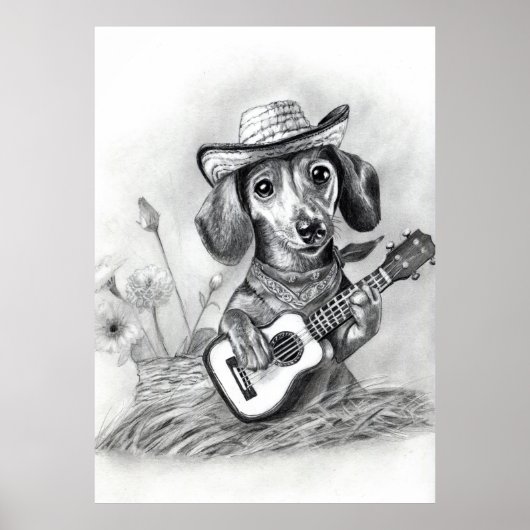 The country crooner dachshund ポスター (正面)