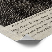 The Country Tooth Drawer Antique Dentist ポスター (角)