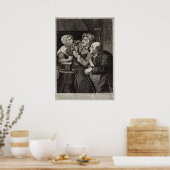 The Country Tooth Drawer Antique Dentist ポスター (キッチン)