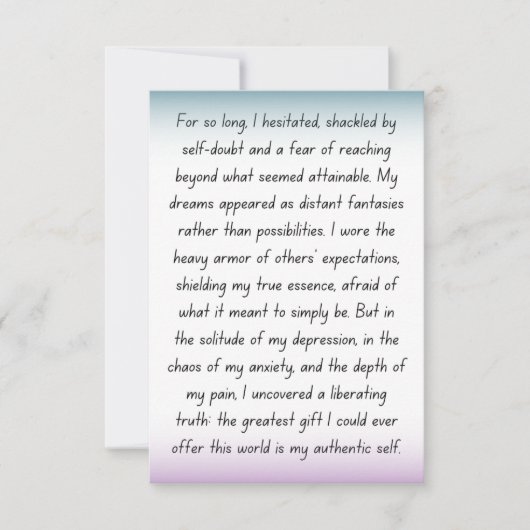 The Courage to Be (正面)