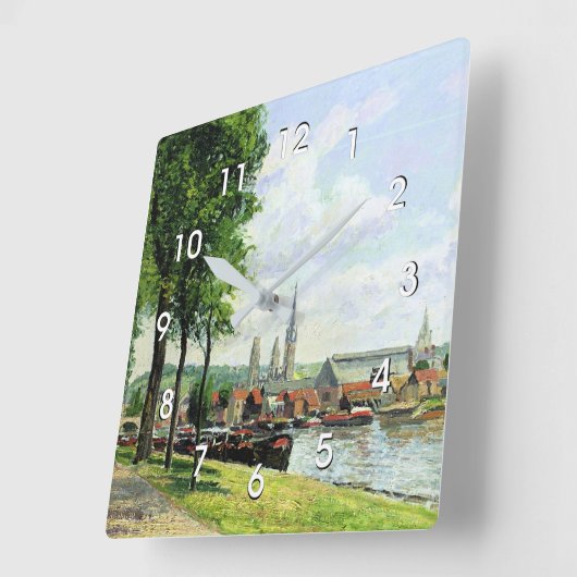 The Cours la Riene, Notre Dame スクエア壁時計 (傾斜)