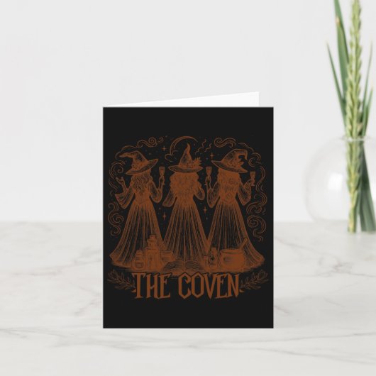 The Coven Bridesmaid Witch Halloween Chelorette Ma カード (正面)