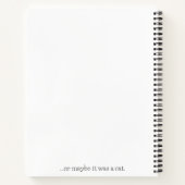 The Cover Had a Dog on It ノートブック (裏面)