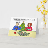 The Covid 19顔マスククリスマスギフトユーモア カード (黄色い花)