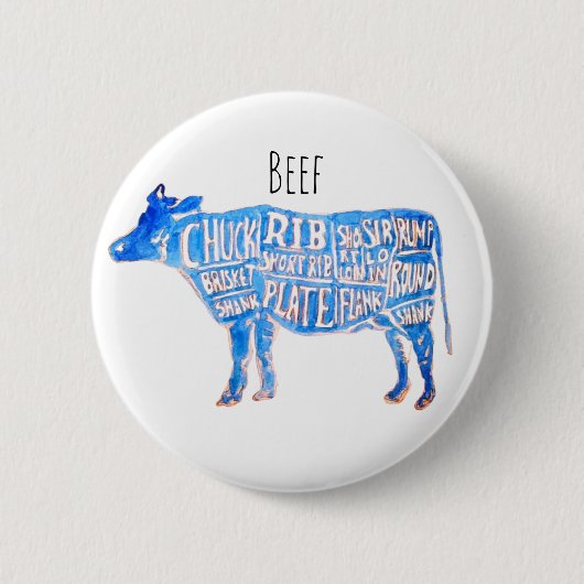 The Cow 缶バッジ (正面)