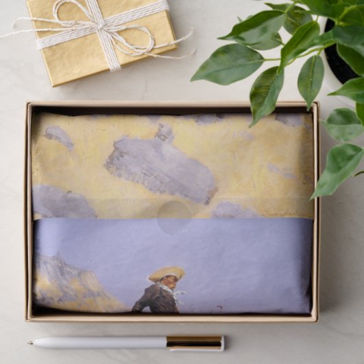 The Cowboy by Frederic Remington 薄葉紙 (ギフト)