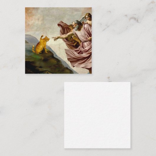 The Creation of Purrfection スクエア名刺 (正面/裏面)