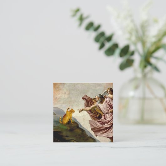 The Creation of Purrfection スクエア名刺 (スタンド正面)