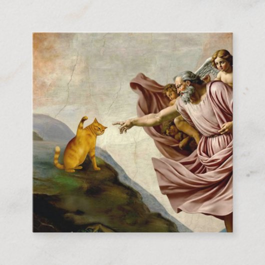 The Creation of Purrfection スクエア名刺 (正面)