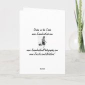 The Creekのアヒル カード (裏面)