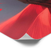 The Crimson Knight | Anime Warrior Princess Art ポスター (角)