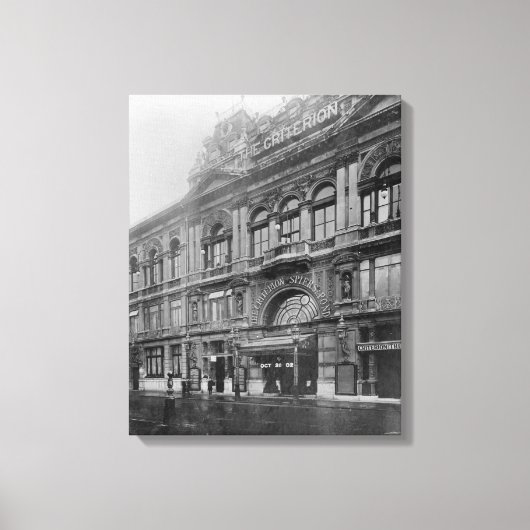 The Criterion Restaurant and Theater, 1902 キャンバスプリント (正面)