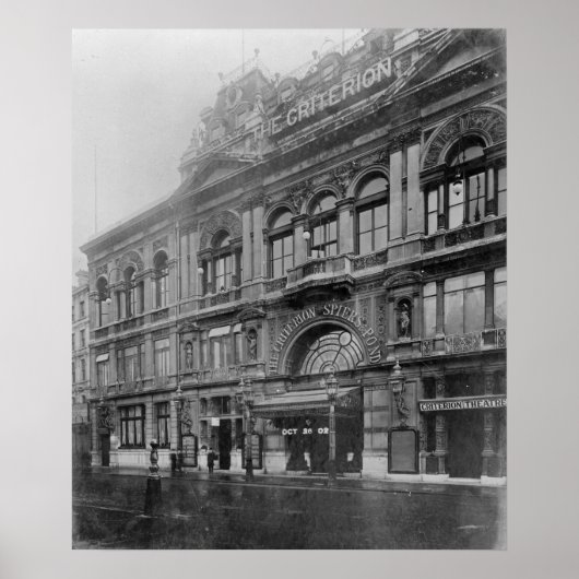 The Criterion Restaurant and Theater, 1902 ポスター (正面)