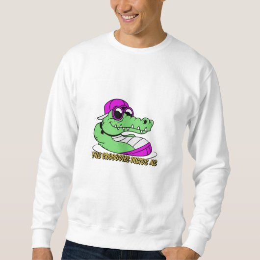 The Crocodile inside me | cute beautiful design スウェットシャツ (正面)