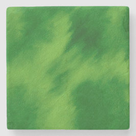 The cross and the green of the forest ストーンコースター