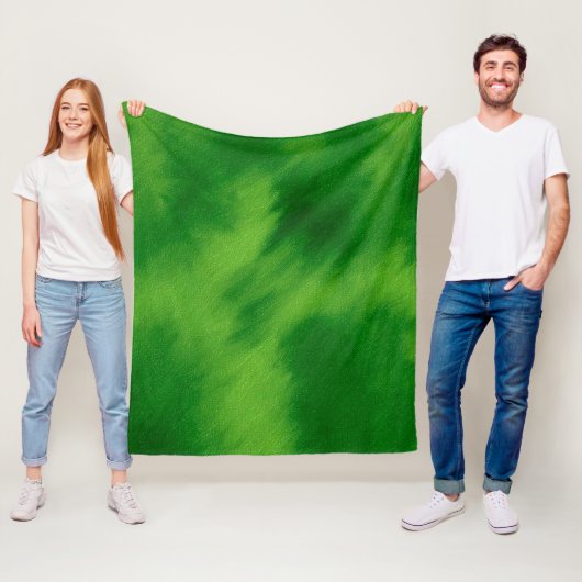 The cross and the green of the forest フリースブランケット (インサイチュ)