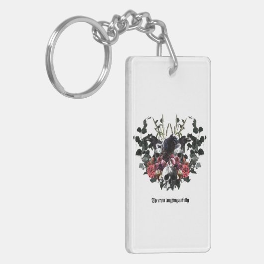 The Crow Laughing Awfully キーホルダー (正面左)