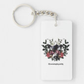 The Crow Laughing Awfully キーホルダー (正面)