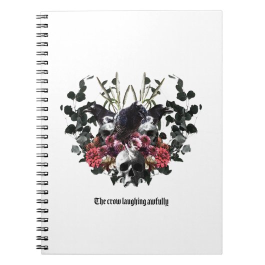 The Crow Laughing Awfully ノートブック (正面)