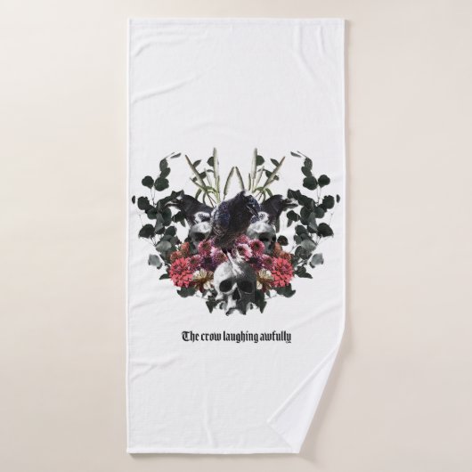 The Crow Laughing Awfully バスタオルセット (バスタオル)