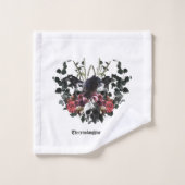 The Crow Laughing Awfully バスタオルセット (ウォッシュタオル)