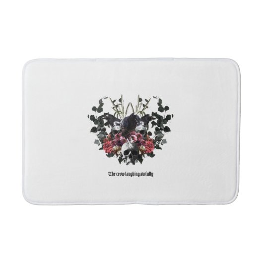 The Crow Laughing Awfully バスマット (正面)