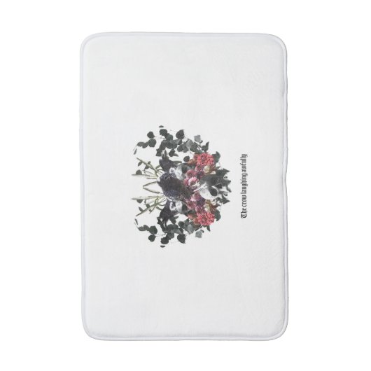 The Crow Laughing Awfully バスマット (正面縦)