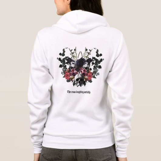 The Crow Laughing Awfully パーカ (裏面)