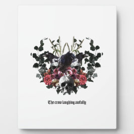The Crow Laughing Awfully フォトプラーク