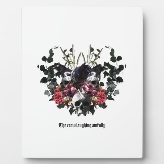 The Crow Laughing Awfully フォトプラーク (正面)