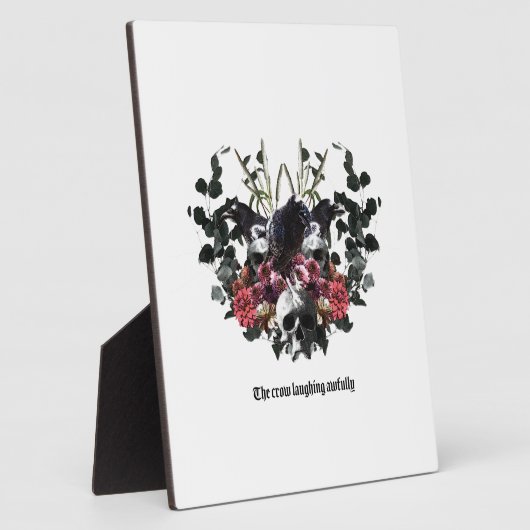 The Crow Laughing Awfully フォトプラーク (側面)
