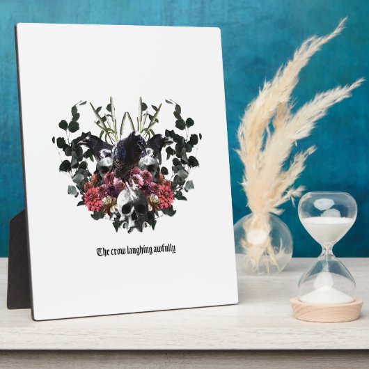 The Crow Laughing Awfully フォトプラーク (側面)