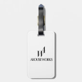 The Crow Laughing Awfully ラゲッジタグ (裏面縦)