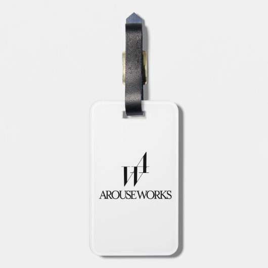 The Crow Laughing Awfully ラゲッジタグ (裏面縦)