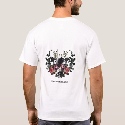 The Crow Laughing Awfully Tシャツ (裏面)