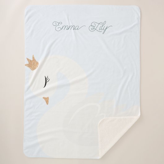 The Crowned Swan シェルパブランケット (正面)