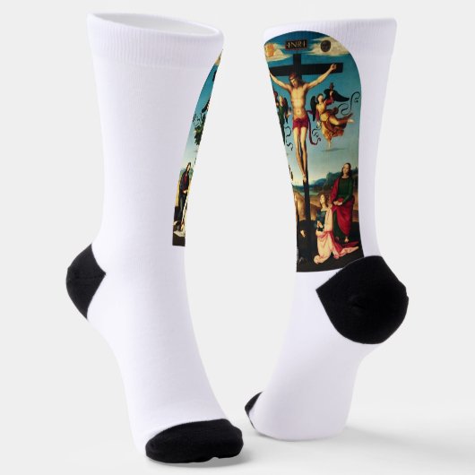 The Crucified Christ with the Virgin Mary ソックス (傾斜あり)