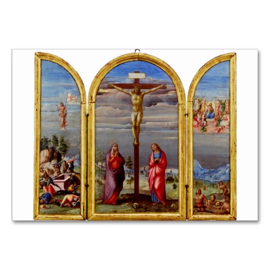 The Crucifixion by Francesco Granacci テーブルナンバー (正面)