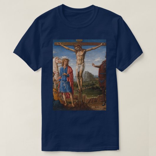 The Crucifixion by Matteo di Giovanni Tシャツ (デザイン正面)