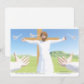 The Crucifixion of Jesus 招待状 (正面/裏面)